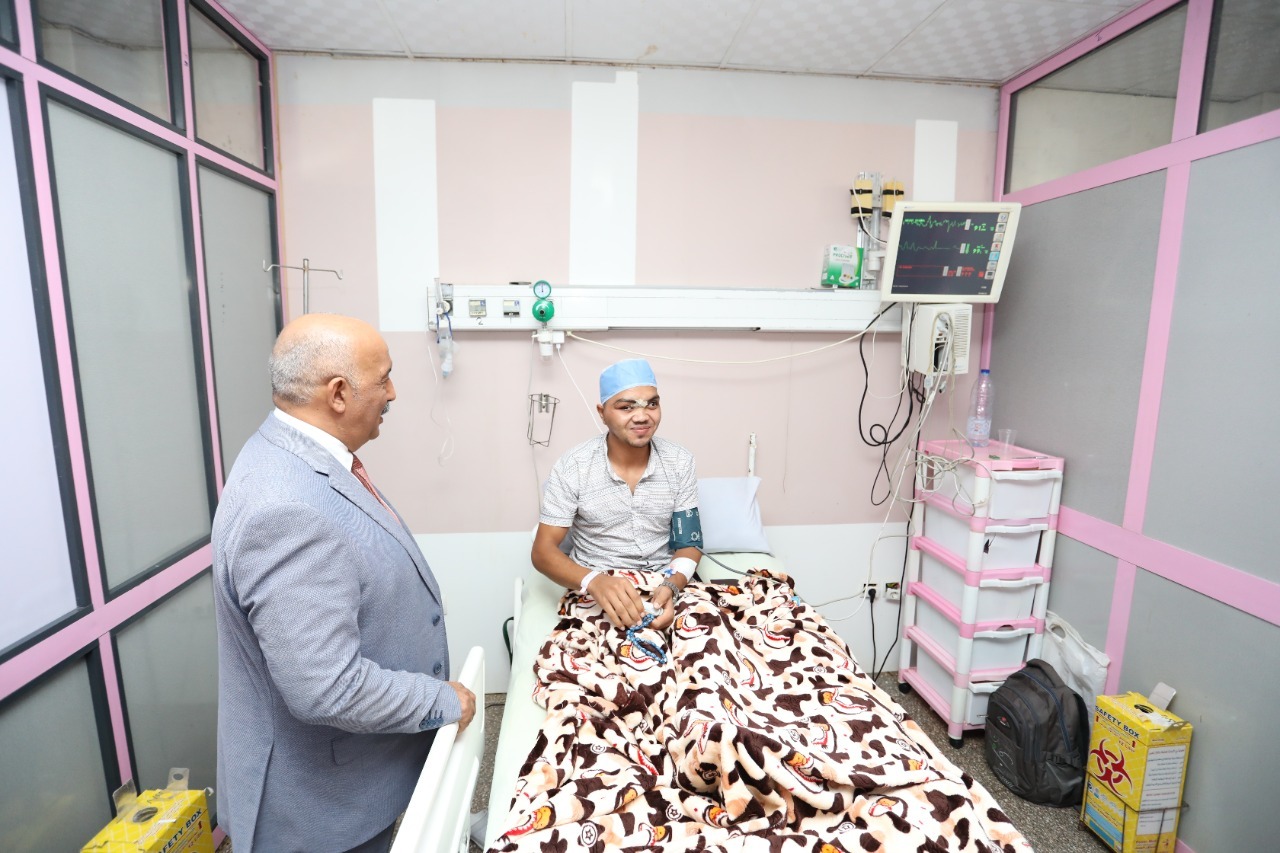 محمود بعد جراحة الوجه والفكين 01