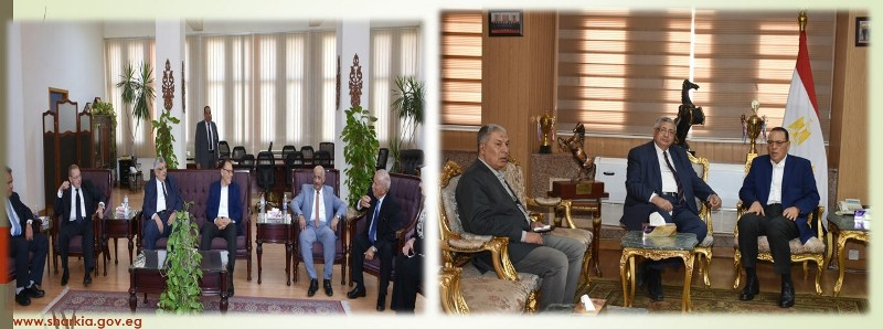 مستشار الرئيس مع محافظ الشرقية