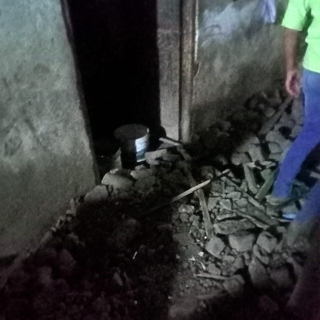 انهيار منزل بقرية مسارة في أسيوط