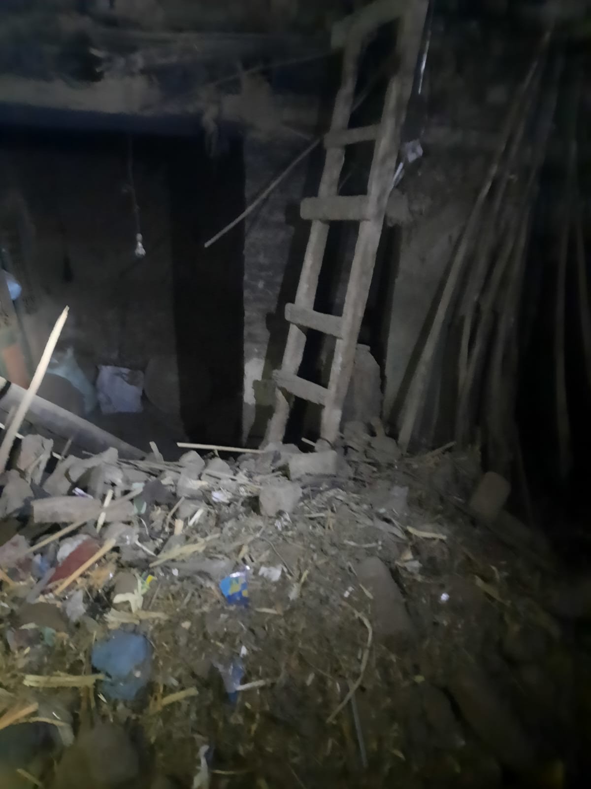 انهيار منزل بقرية مسارة في أسيوط