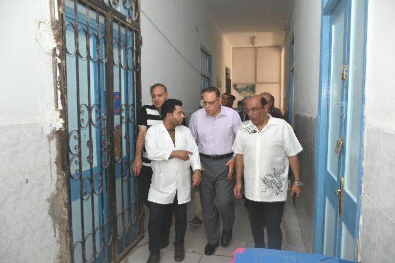 محافظ الشرقية يزور مصابي حادث قطار فاقوس 5