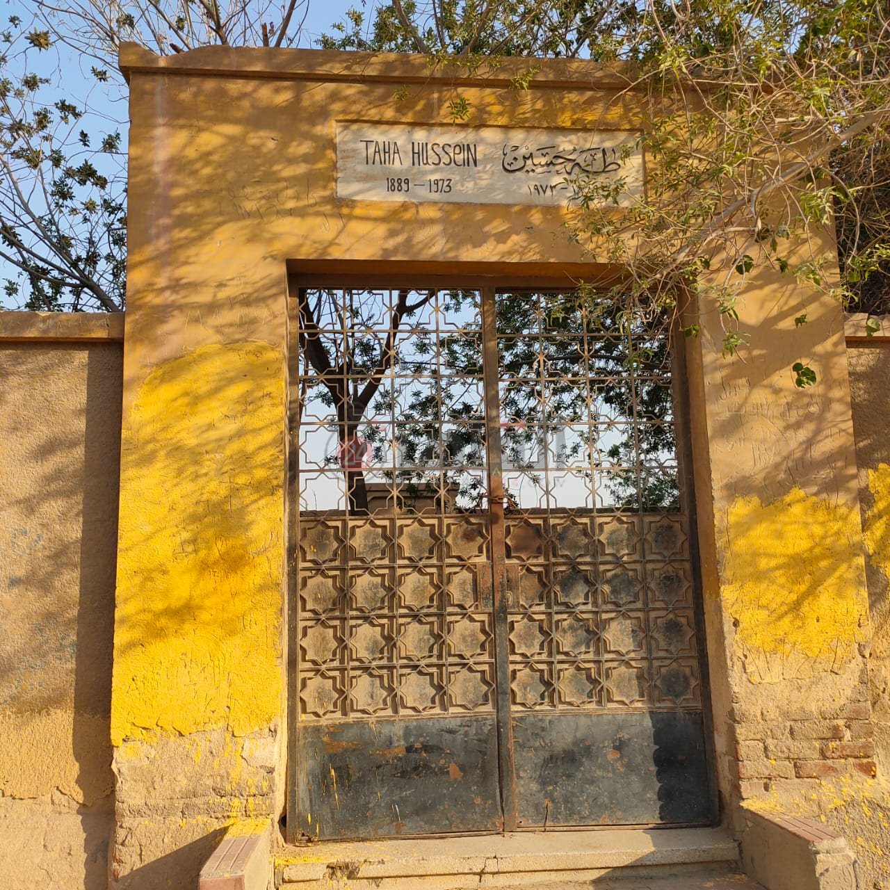  أول صور لقبر عميد الأدب العربي بعد حذف كلمة إزالة (2)