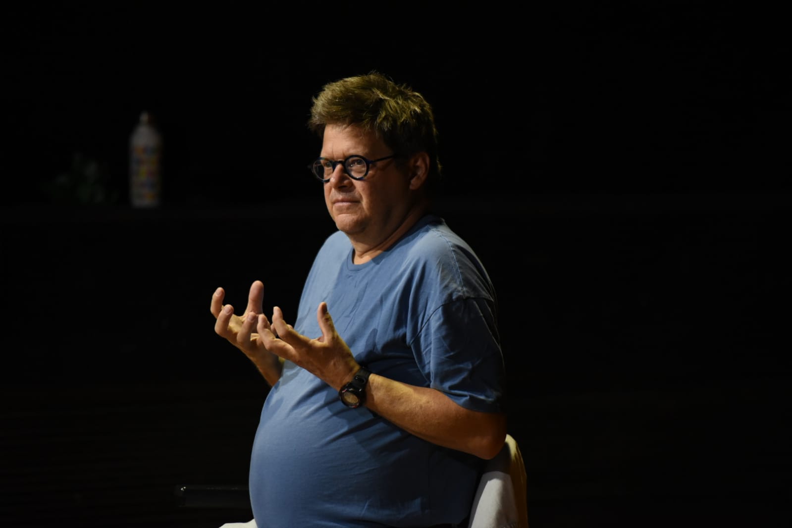 ماستر كلاس دومنيك شامبين في القاهرة الدولي للمسرح التجريبي (3)