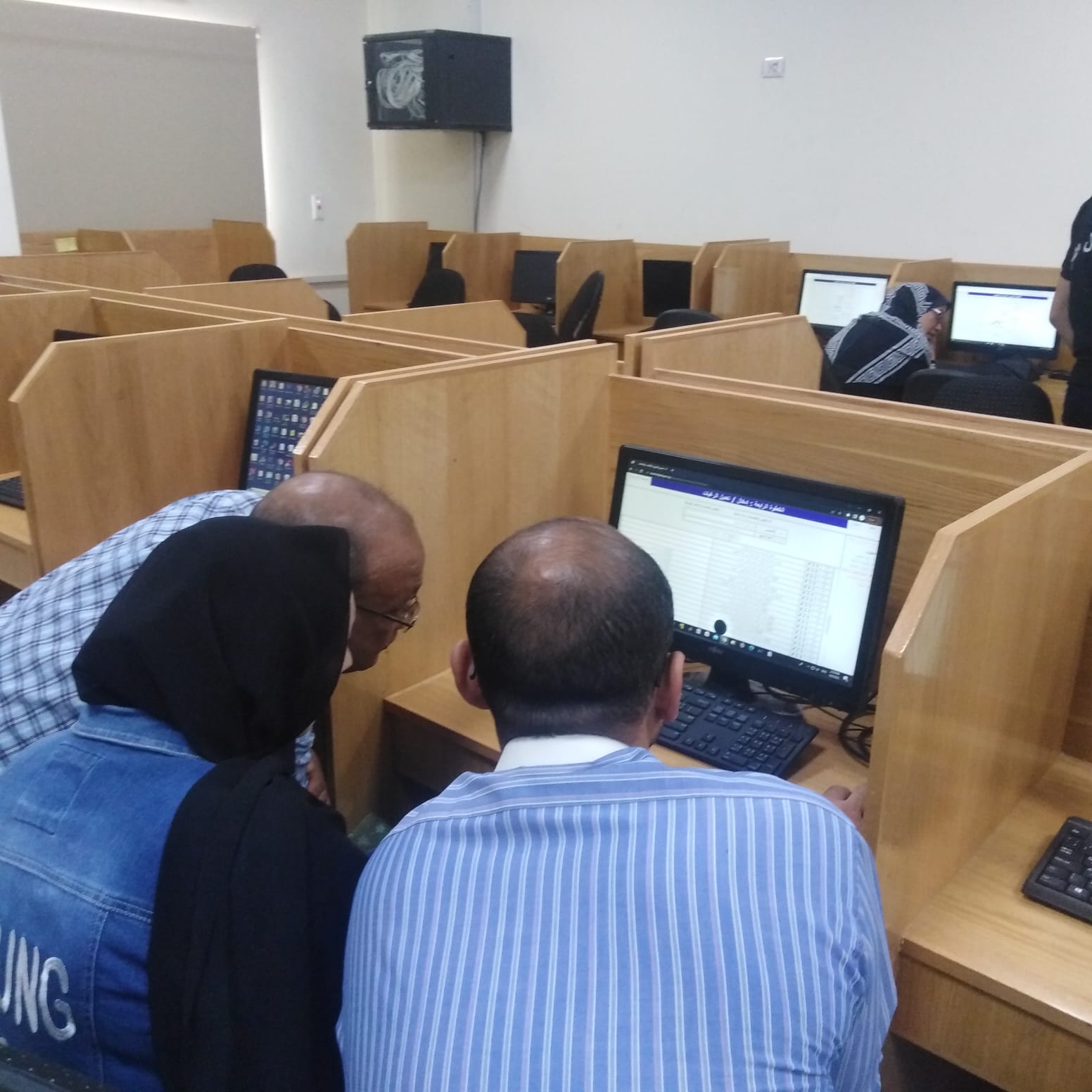 طلاب المرحلة الثالثة من تنسيق الجامعات في الفيوم 