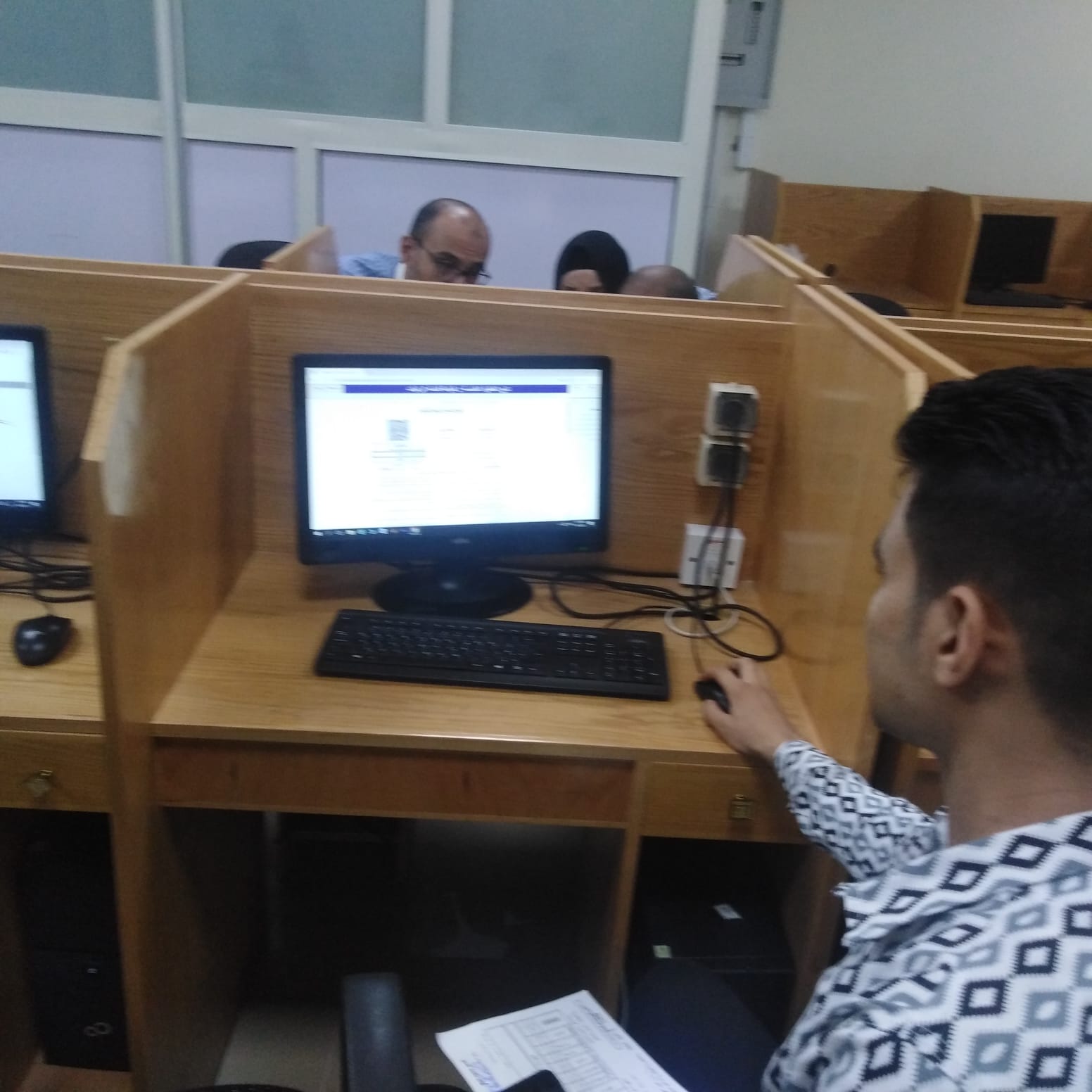 طلاب المرحلة الثالثة من تنسيق الجامعات في الفيوم 