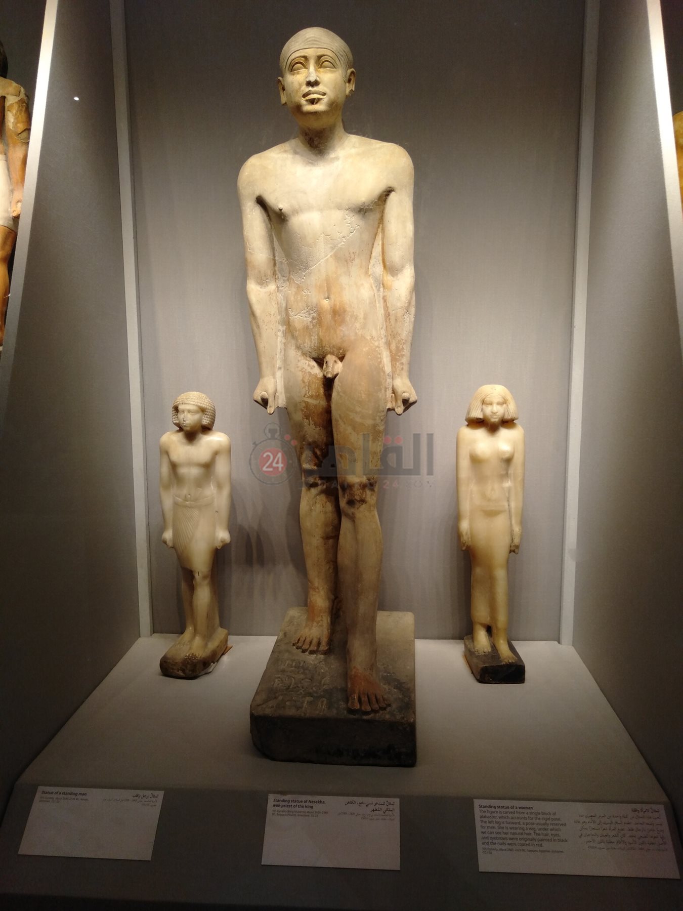 الانتهاء من تحديث إضاءة فتارين القطع الأثرية (5)