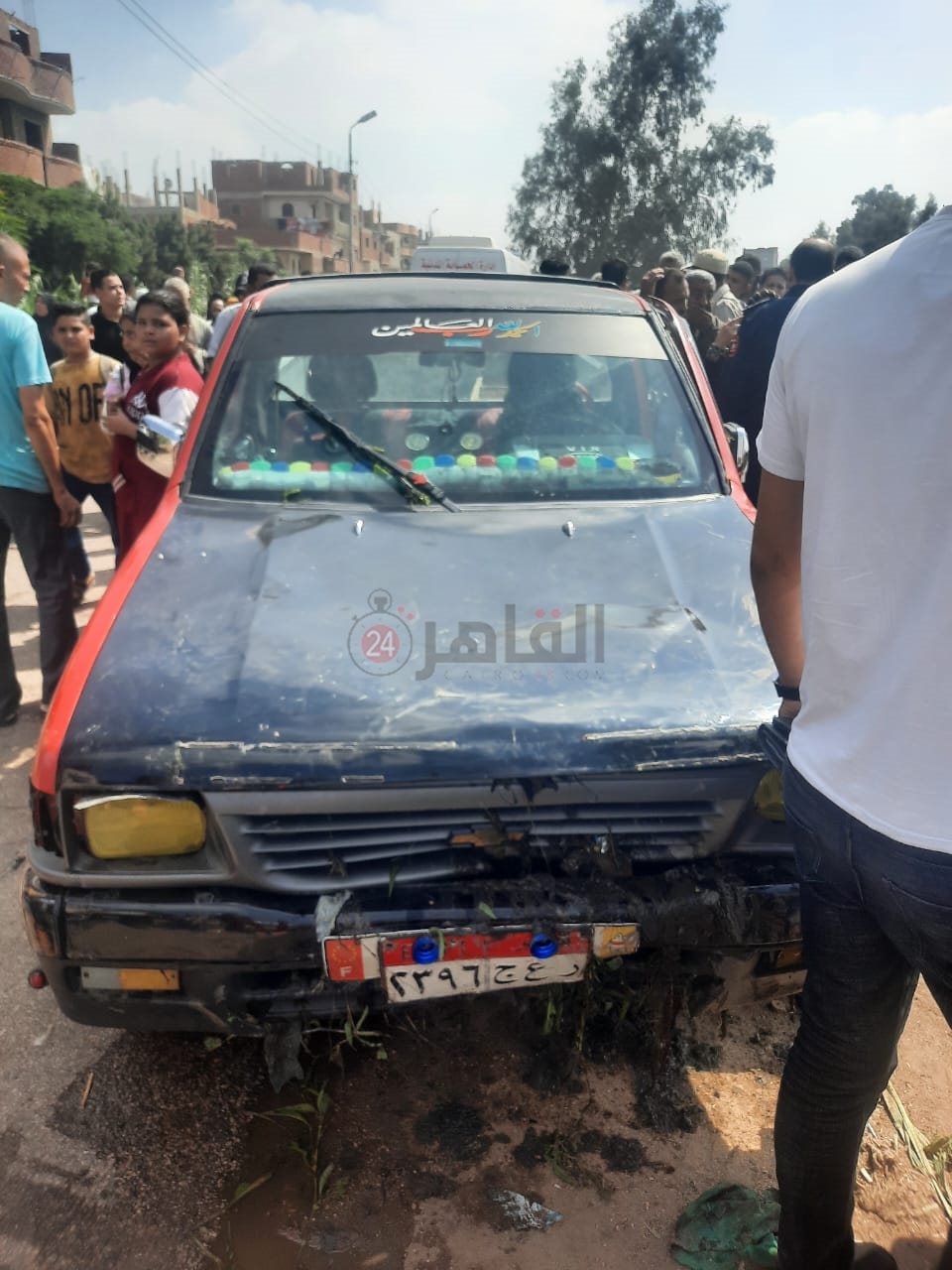 السيارة بعد انتشالها 03