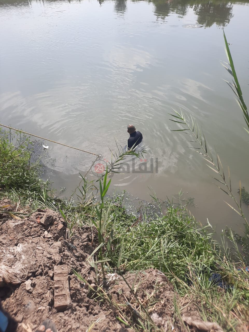 جهود البحث عن الطفل الغارق