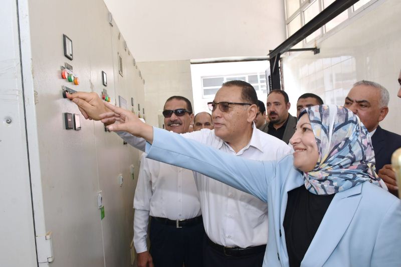 افتتاح محطة رفع صرف صحي غرب الزقازيق 03