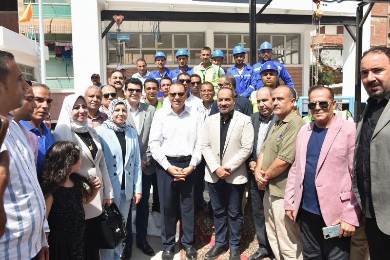 افتتاح محطة رفع صرف صحي غرب الزقازيق 04