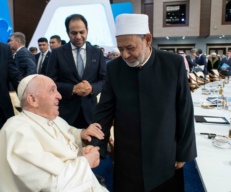  شيخ الأزهر والبابا فرنسيس