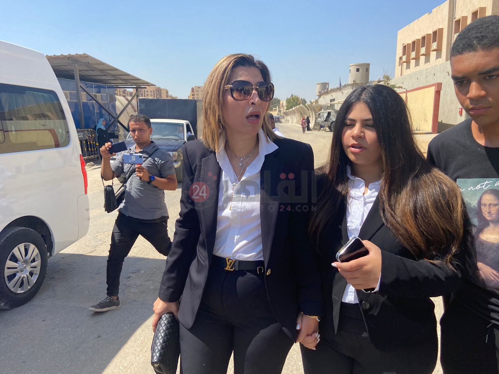 أرملة وائل الإبراشي وابنتها