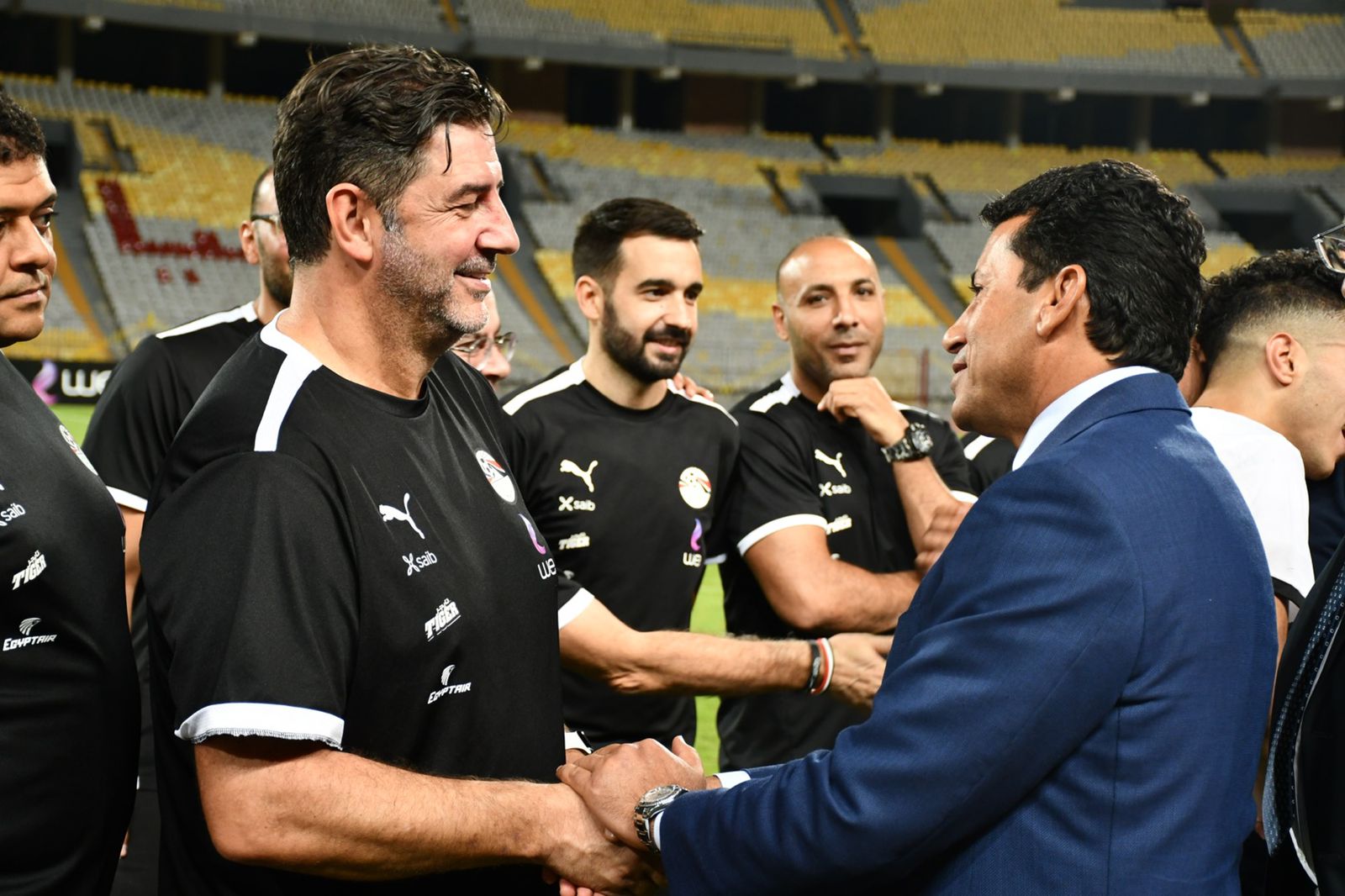وزير الشباب والرياضة يزور منتخب مصر (5)
