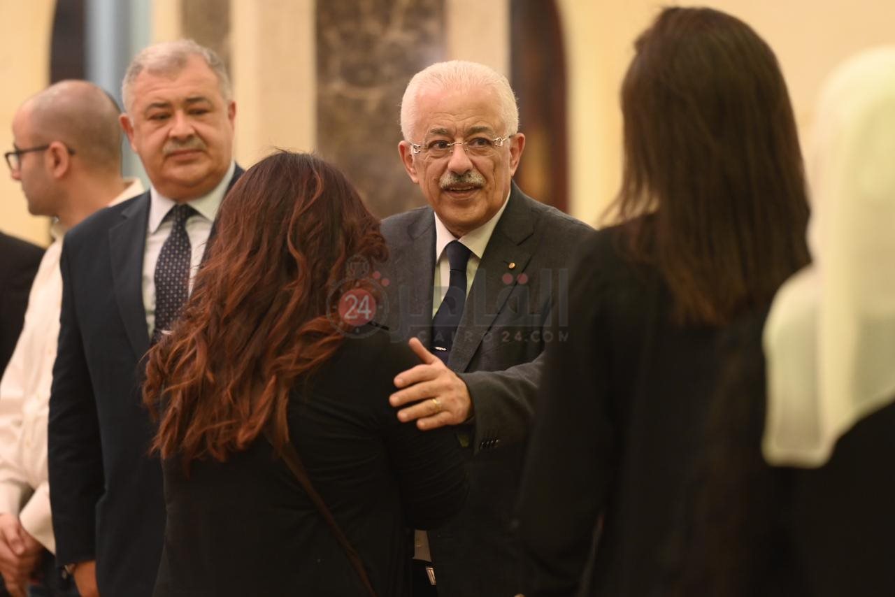 عزاء زوجة الدكتور طارق شوقي