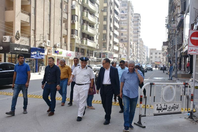 محافظ الشرقية خلال جولته في الزقازيق 03