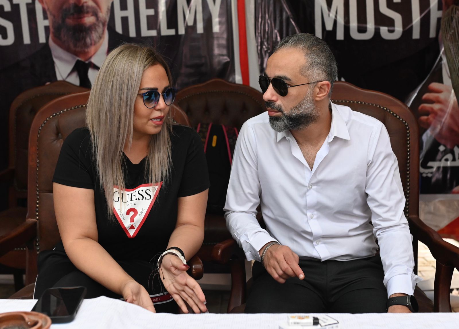 سوما تدعم زوجها المايسترو مصطفى حلمي في انتخابات نقابة الموسيقيين (4)