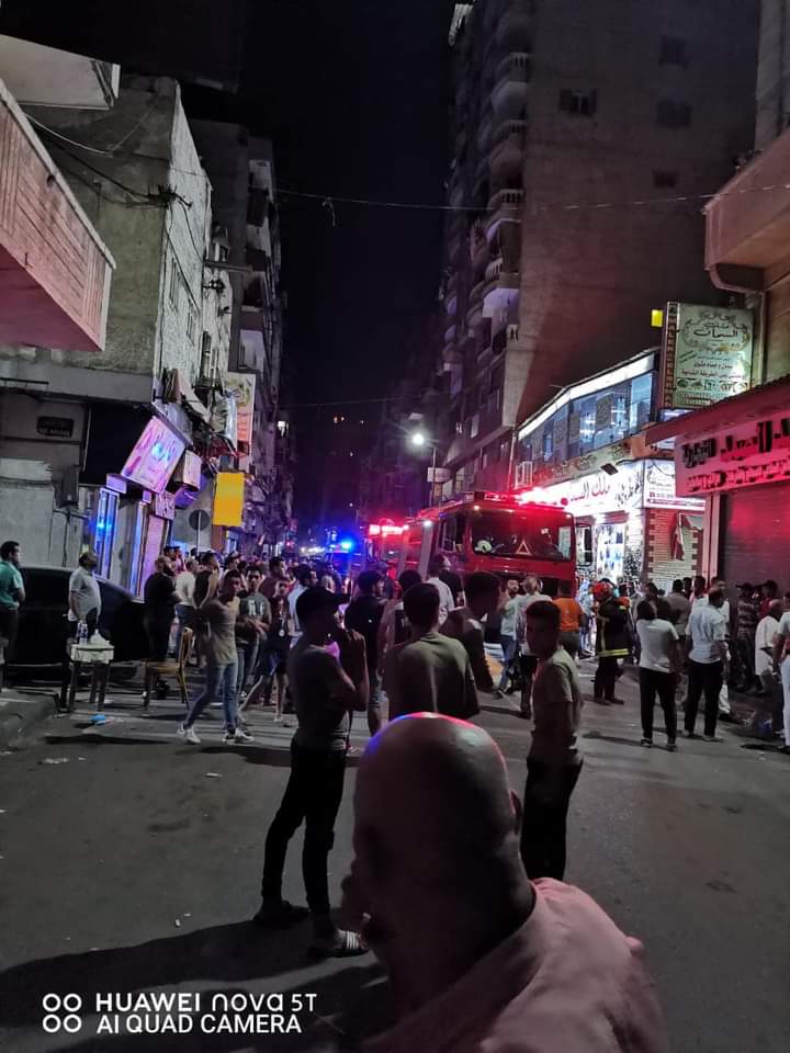 حريق محدود في الإسكندرية 