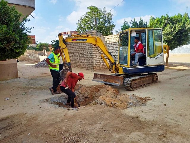 توصيل مياه للفئات الأكثر احتياجًا بالشرقية 01