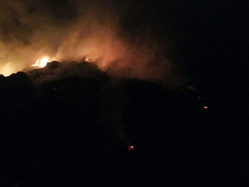 حريق شونة قش بالشرقية 03