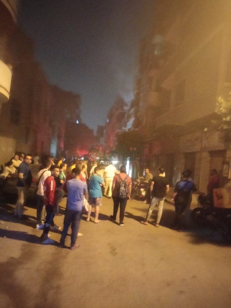 حريق 3 شقق سكنية بشبرا