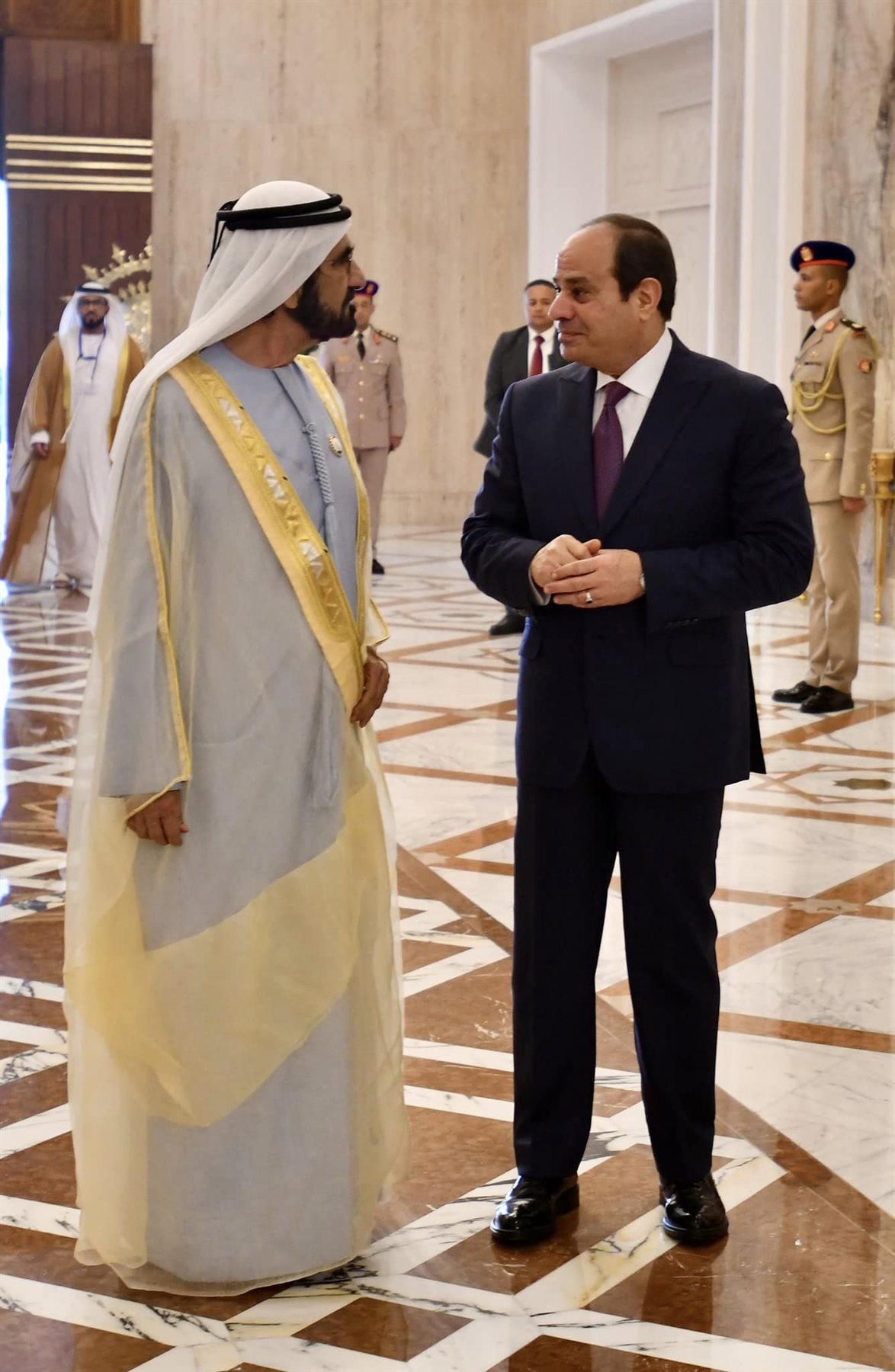 الرئيس السيسي والشيخ محمد بن راشد آل مكتوم