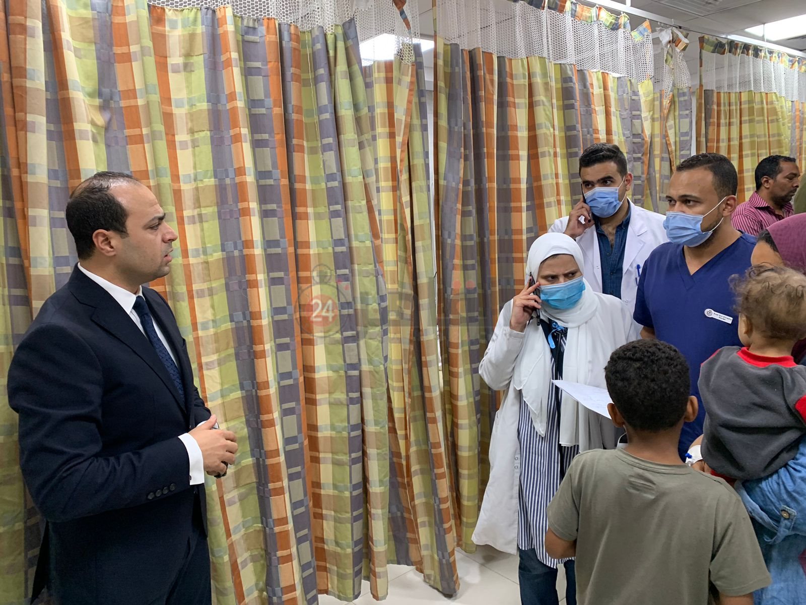 زيارة رئيس هيئة فرع هيئة الرعاية لمستشفي النصر2