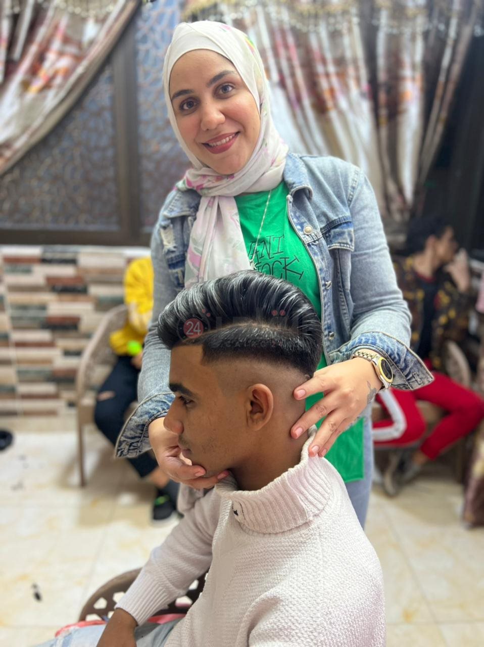 غرام أو حلاقة رجالي ببورسعيد 