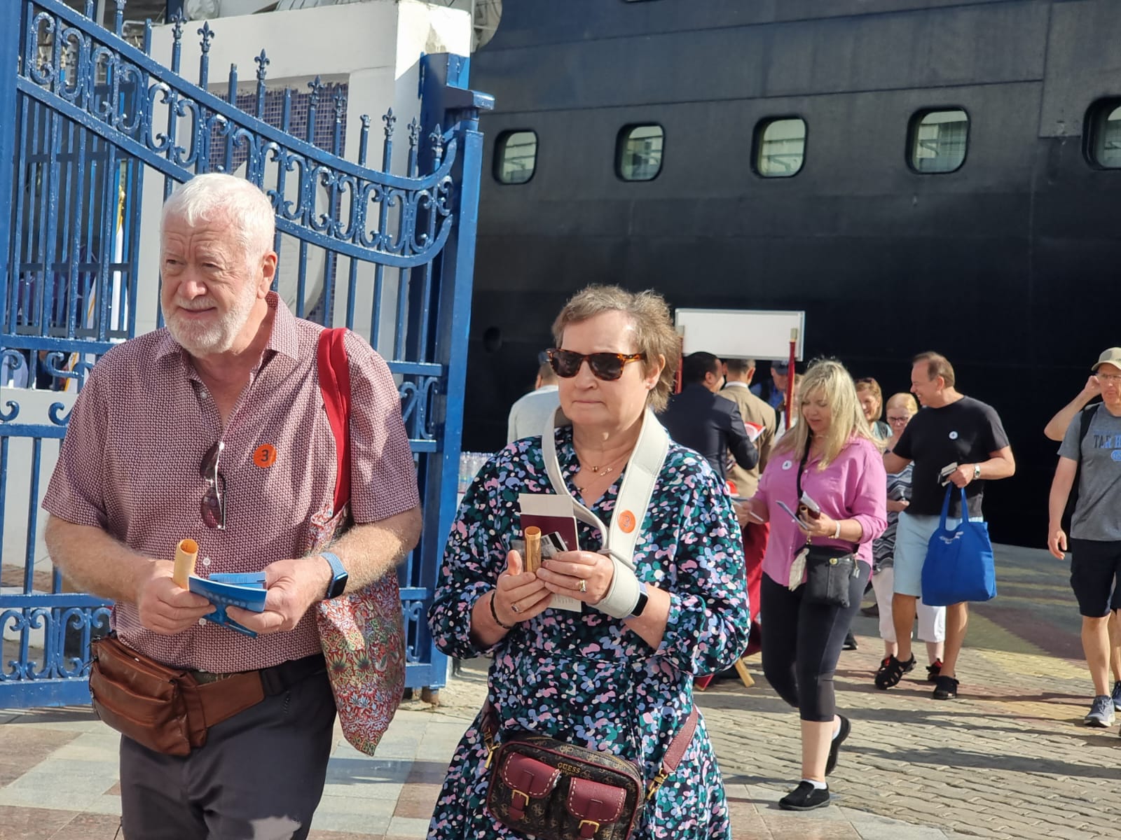 وصول فوج سياحي لميناء الإسكندرية 