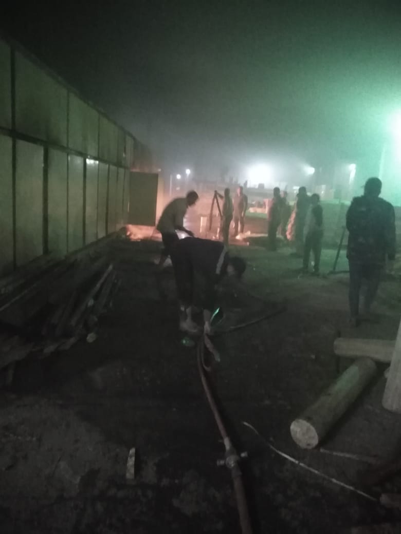 السيطرة على الحريق 01