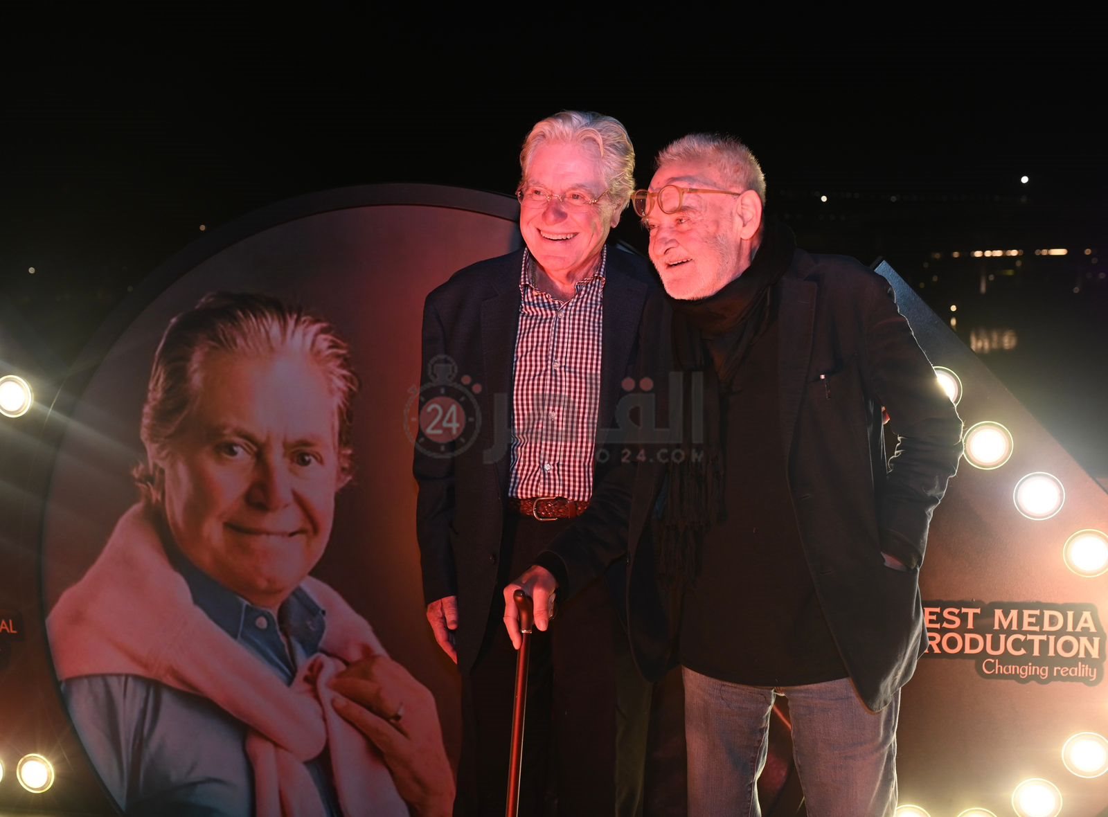 حسين فهمي والمخرج بيلا تار (2)