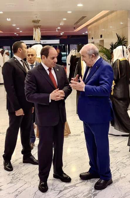الرئيس السيسي خلال زيارة قطر