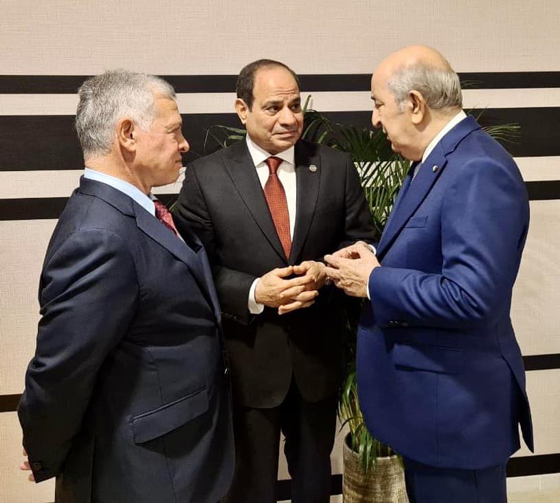 الرئيس السيسي والملك عبدالله 