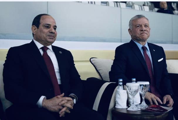 الرئيس السيسي والملك عبدالله 
