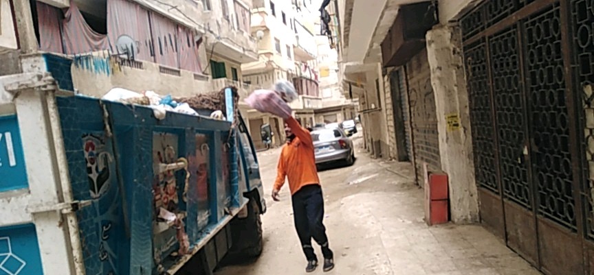 رفع المخلفات الصلبة في الإسكندرية