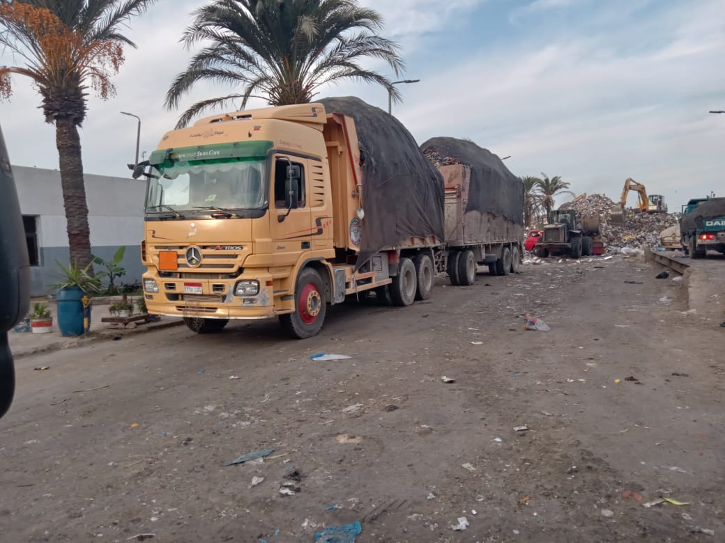 رفع المخلفات الصلبة في الإسكندرية