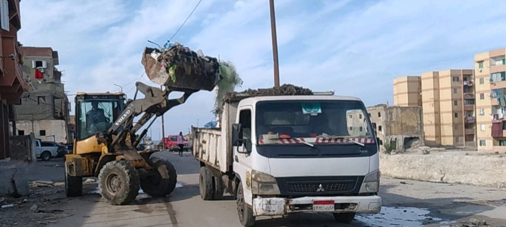رفع المخلفات الصلبة في الإسكندرية