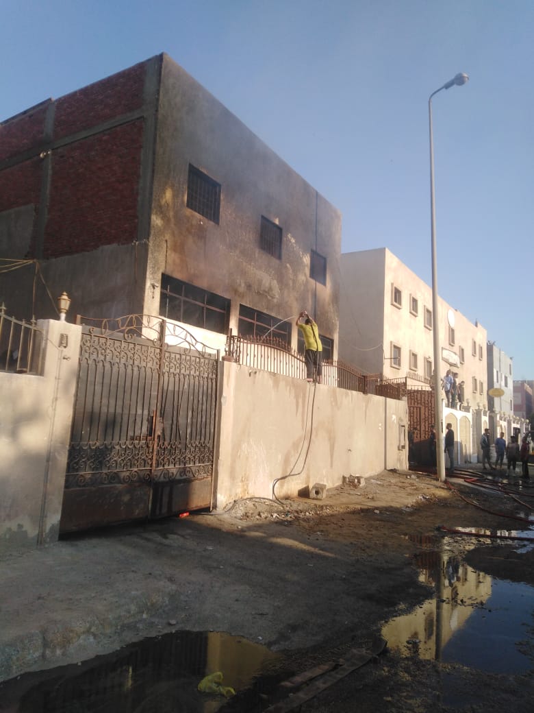 حريق العبور