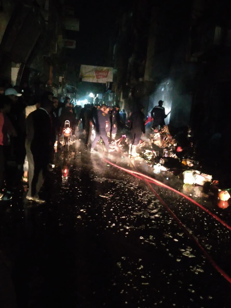 السيطرة على حريق بالشرقية 01