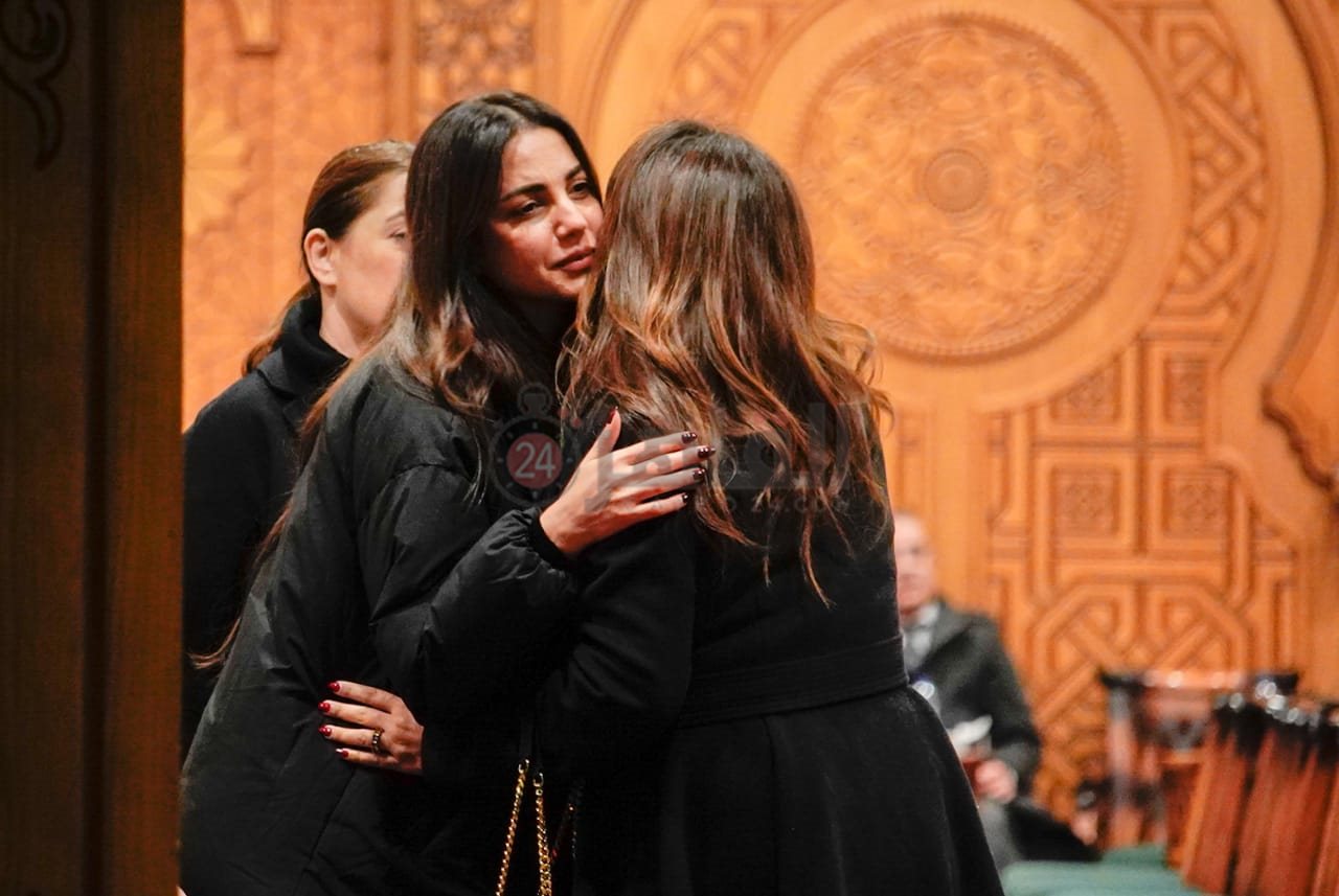 عزاء والد جومانا مراد (3)