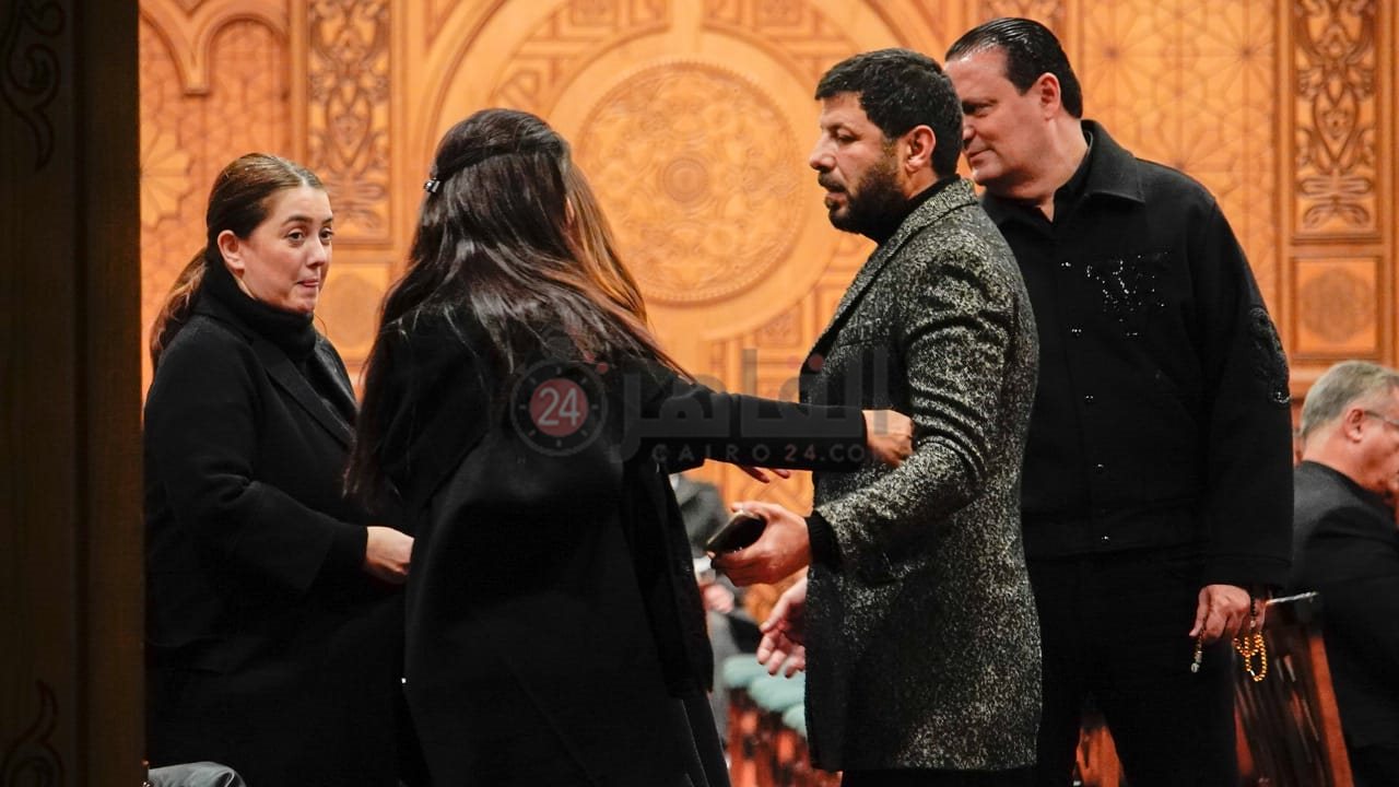 عزاء والد جومانا مراد (4)