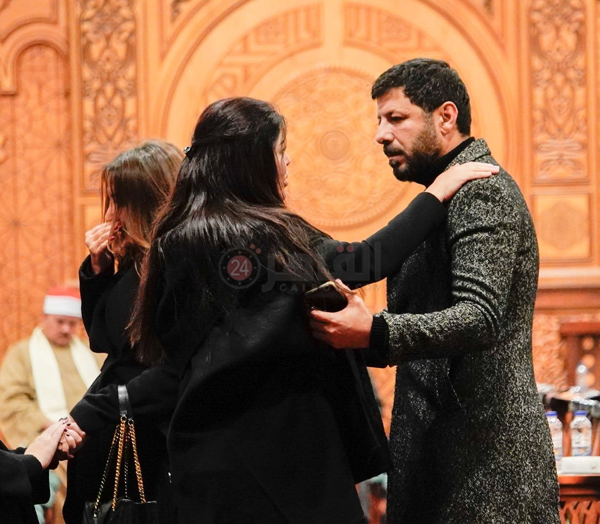 عزاء والد جومانا مراد (5)