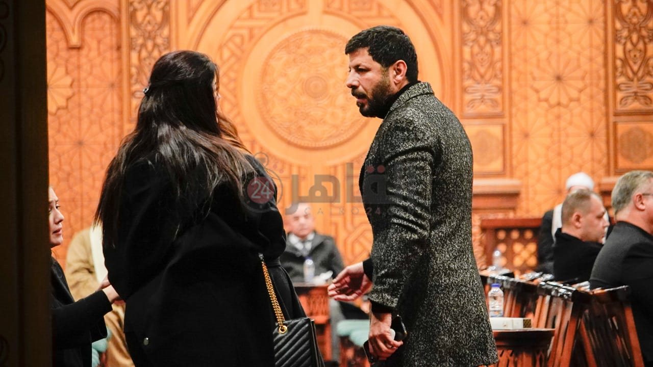 عزاء والد جومانا مراد (6)