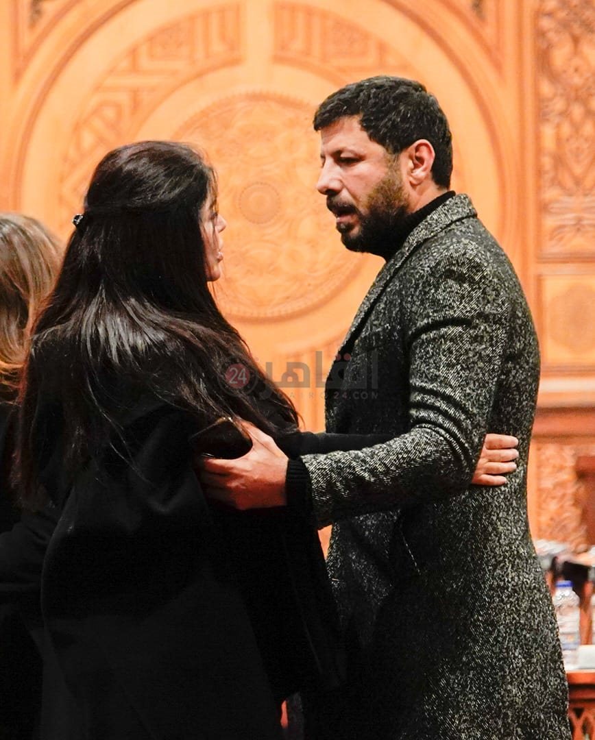 عزاء والد جومانا مراد (7)