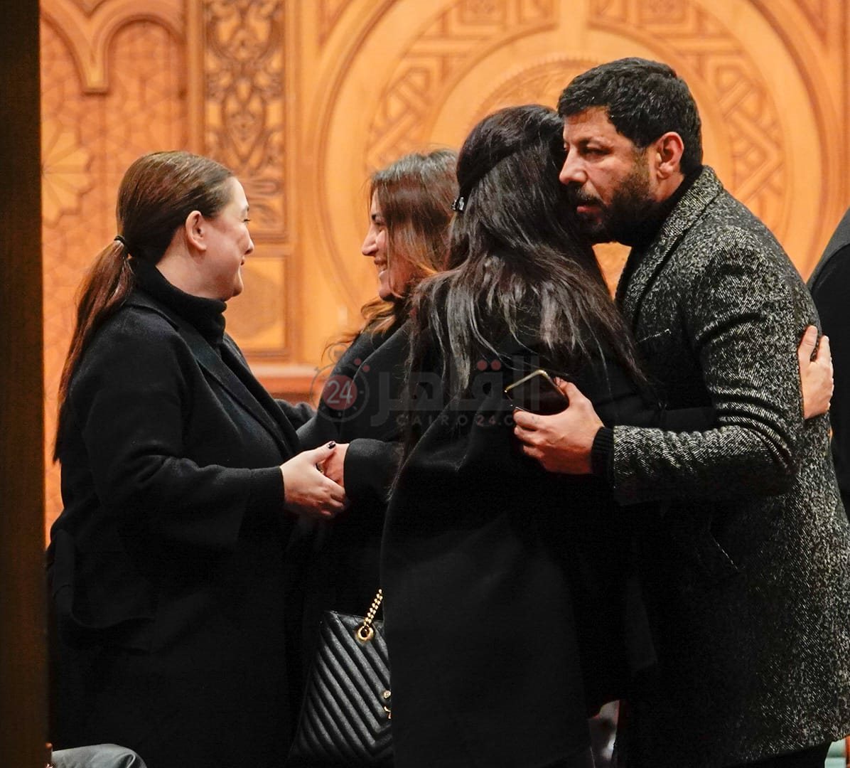 عزاء والد جومانا مراد (10)