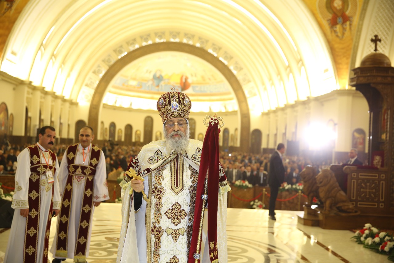 قداس عيد الميلاد المجيد من كاتدرائية ميلاد المسيح بالعاصمة الإدارية