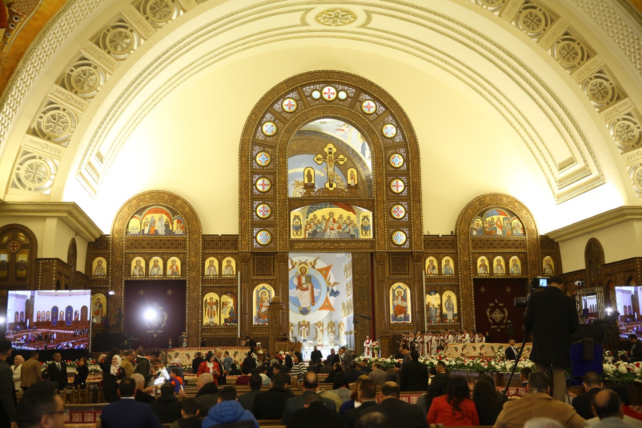 قداس عيد الميلاد المجيد من كاتدرائية ميلاد المسيح بالعاصمة الإدارية