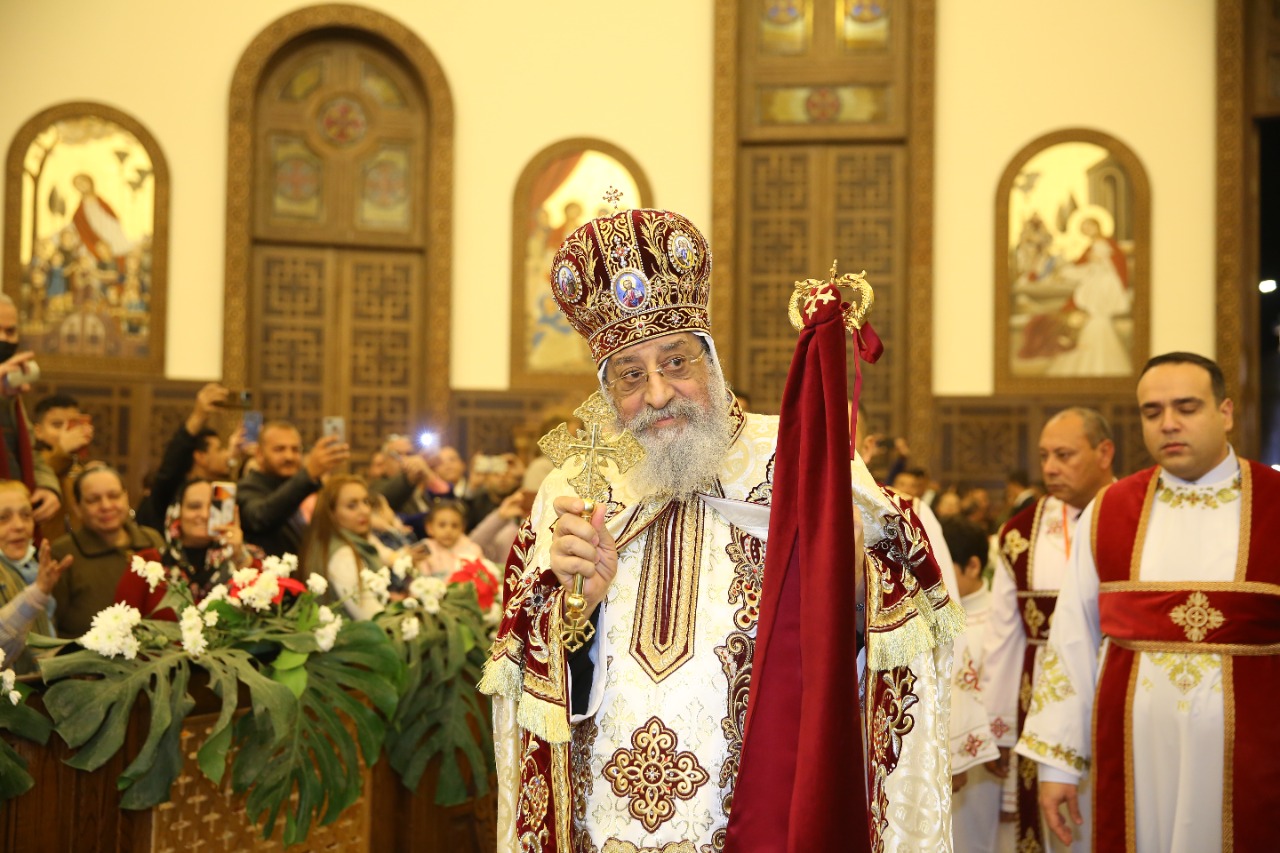 قداس عيد الميلاد المجيد من كاتدرائية ميلاد المسيح بالعاصمة الإدارية