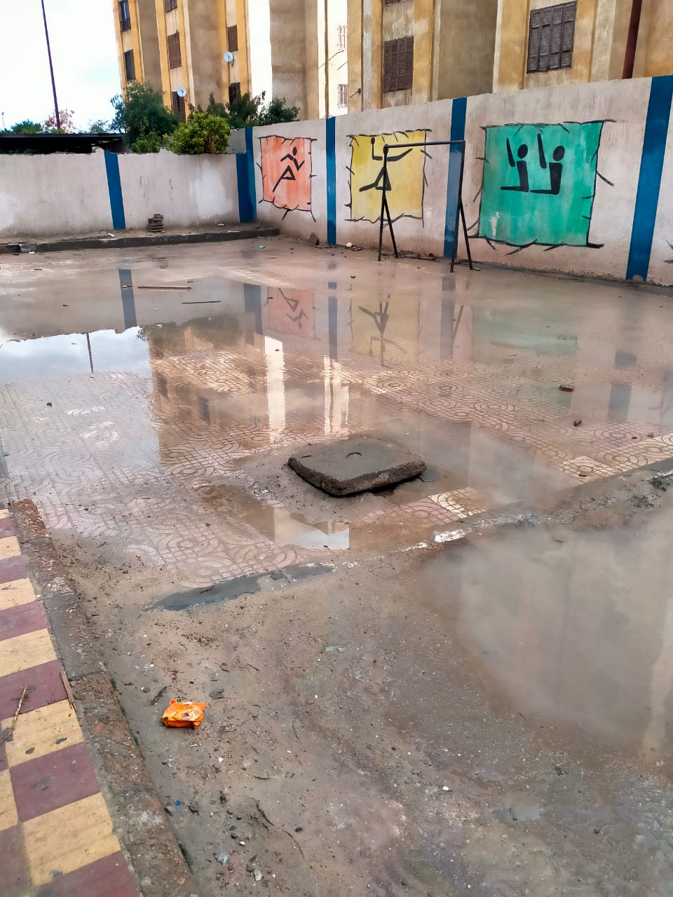 أمطار غزيرة في الإسكندرية 