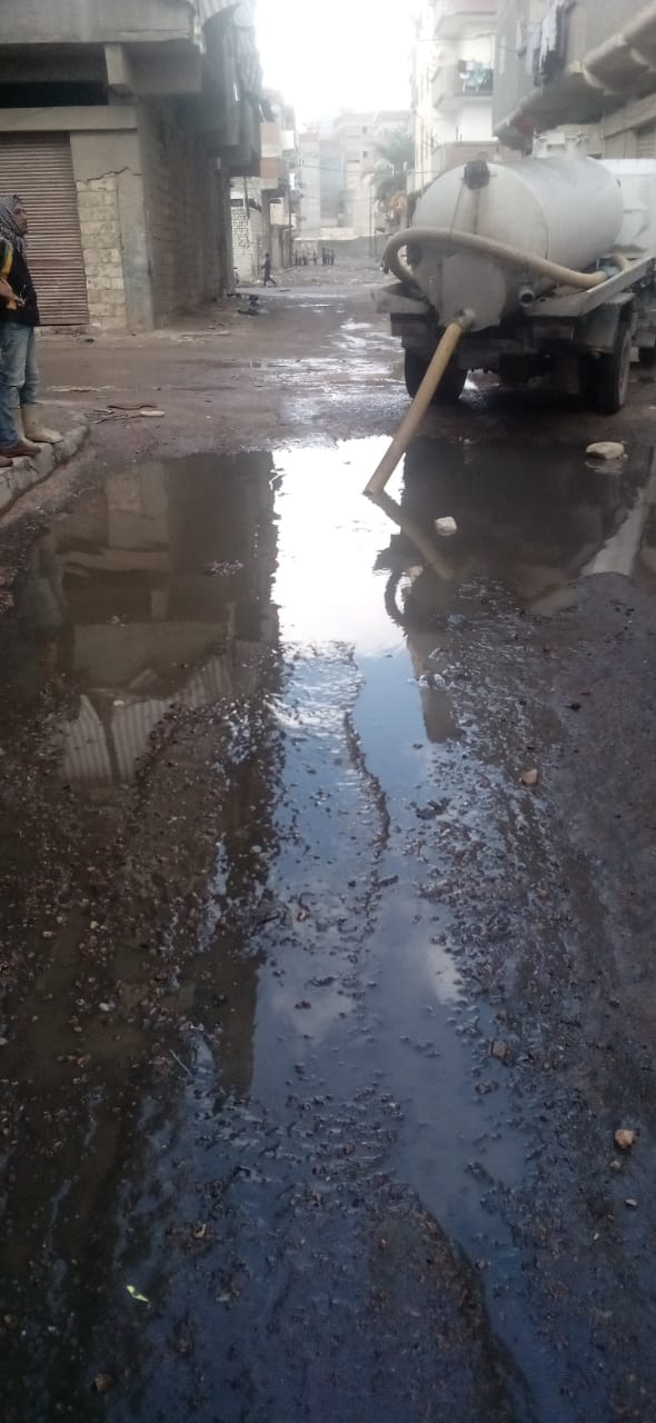 أمطار غزيرة في الإسكندرية 