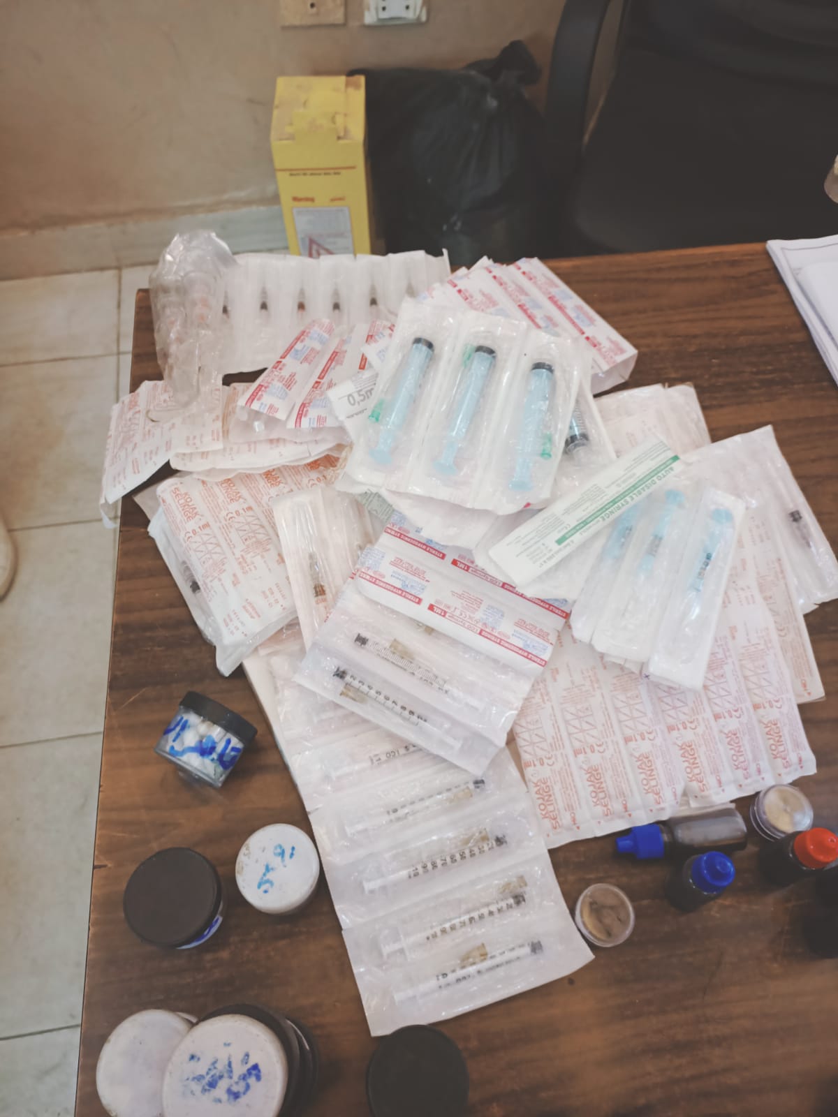 جانب من المضبوطات 03